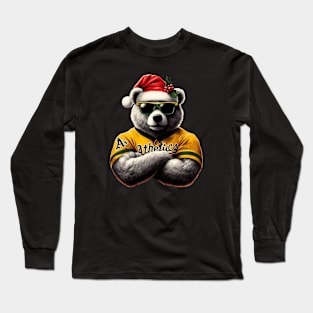 Oakland Athletics Christmas Long Sleeve T-Shirt